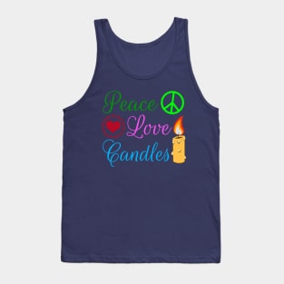 Peace Love Candles Tank Top